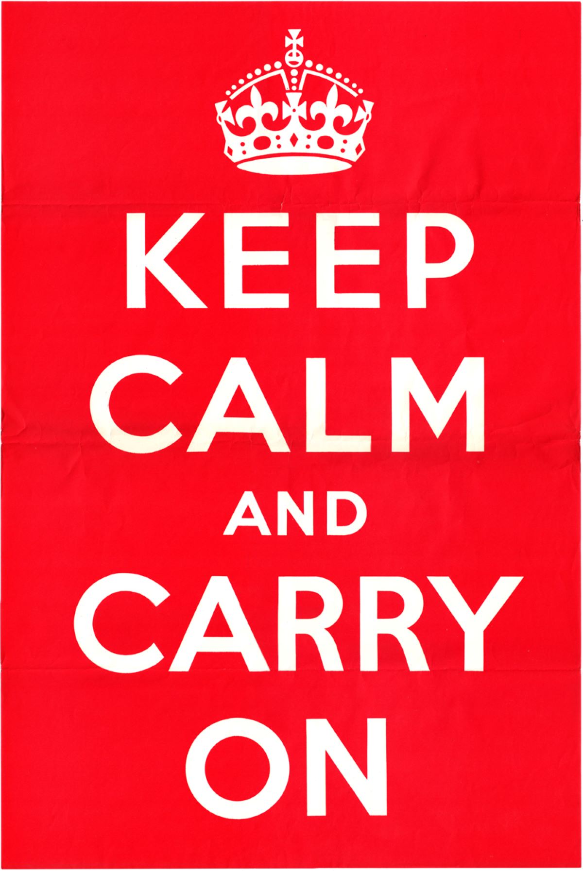 KEEP CALM AND CARRY ON poster
